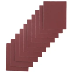 Schuuraccessoires > IRWIN schuurvel 140 x 115 mm K150 voor klembevestiging, zonder perforatie, 10 stuks.