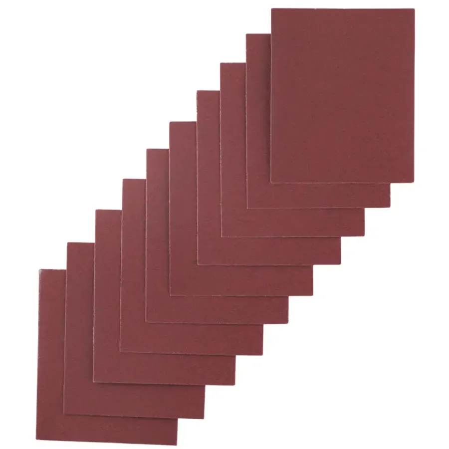 Schuuraccessoires > IRWIN schuurvel 140 x 115 mm K150 voor klembevestiging, zonder perforatie, 10 stuks.