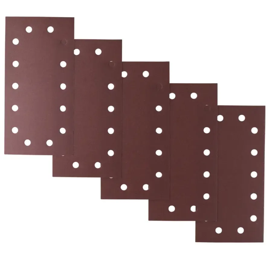 Schuuraccessoires > IRWIN schuurvel 230 x 115 mm K150 zelfhechtend, met perforatie, 5 stuks.