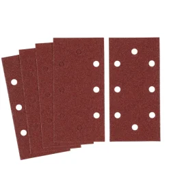 Schuuraccessoires > IRWIN schuurvel 190 x 93 mm K80 zelfhechtend, met perforatie voor B+D, 5 stuks.