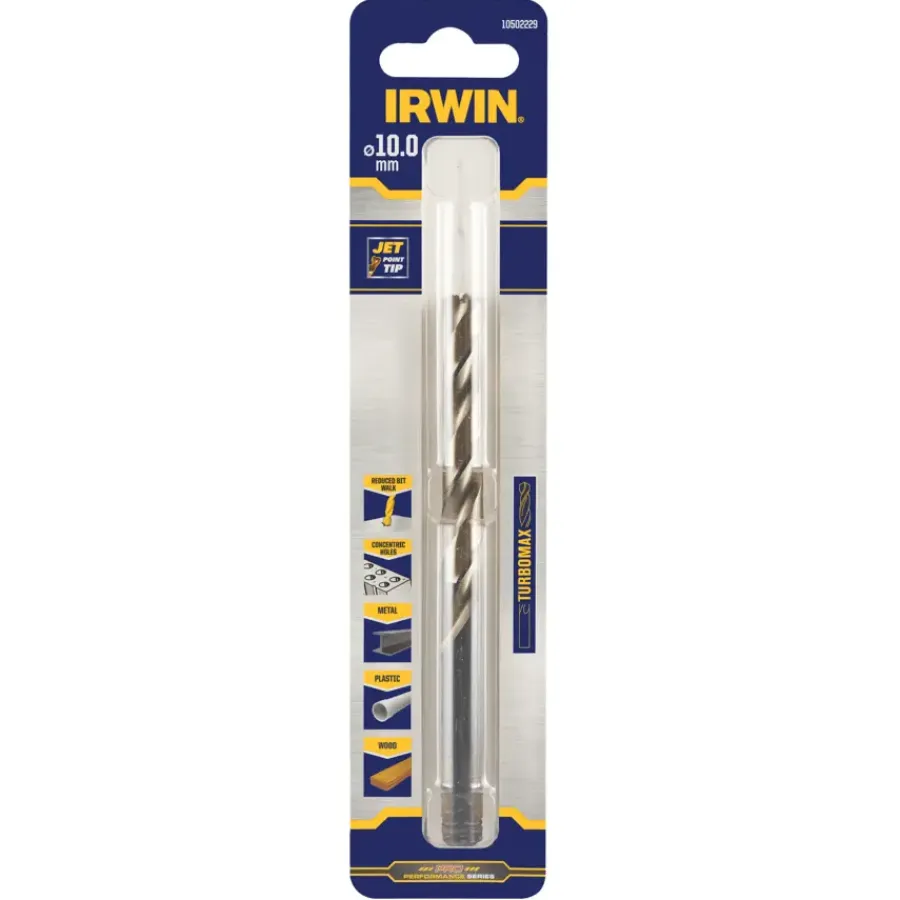 Boren En Borensets > IRWIN turbomax metaalboor dikte Ø 10 mm werklengte 87 mm