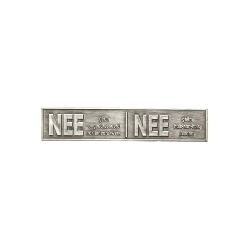 Ja/Nee Sticker Tin kleur