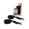 Aanhanger Accessoires > Jumbo spanband met klemgesp zwart 2x 2,5m 25mm