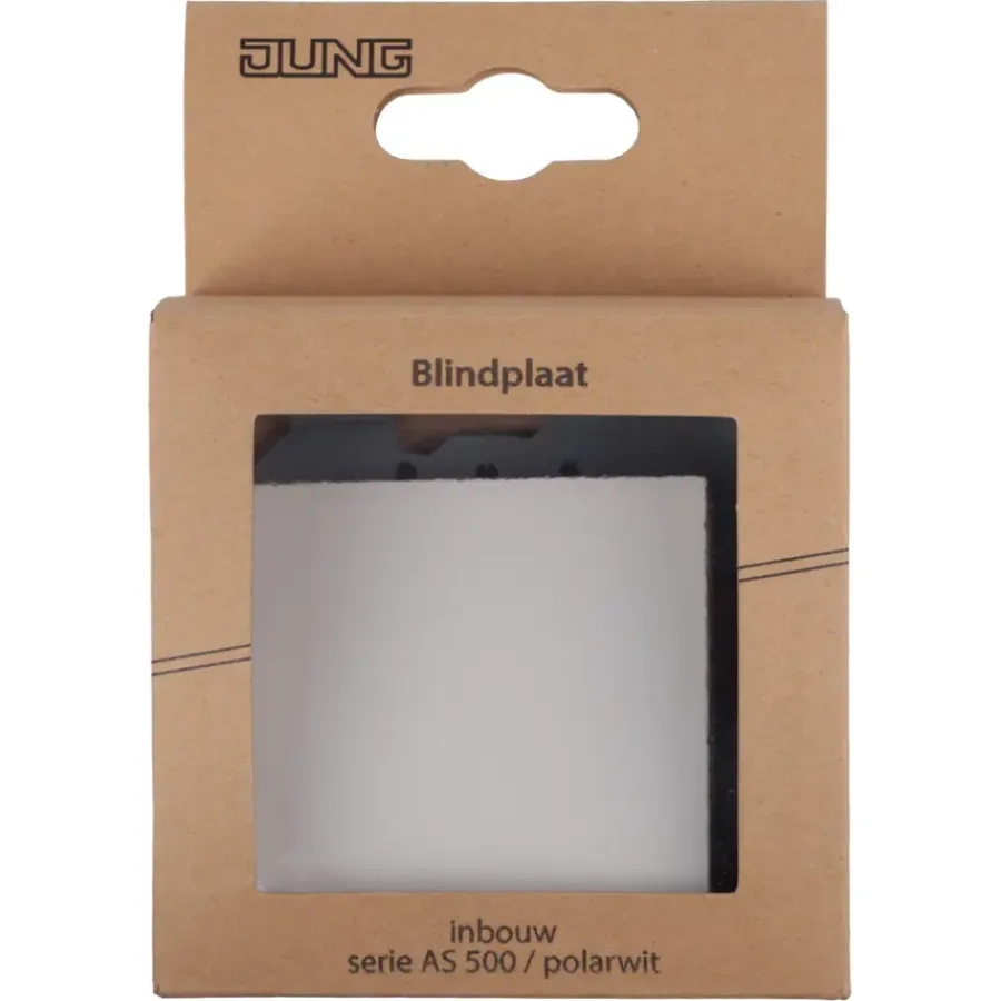 Afdekramen|Inbouw Schakelmateriaal > JUNG AS500 Blindplaat wit