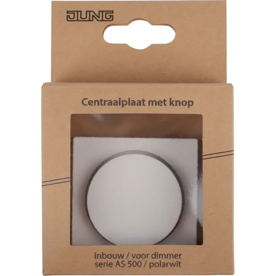 Dimmers|Inbouw Schakelmateriaal > JUNG AS500 Centraalplaat Dimmer Wit