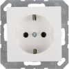 Inbouw Schakelmateriaal|Stopcontacten & Overige Contactdozen > JUNG AS500 Enkel Geaard Stopcontact Wit