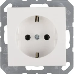 Inbouw Schakelmateriaal|Stopcontacten & Overige Contactdozen > JUNG AS500 Enkel Geaard Stopcontact Wit