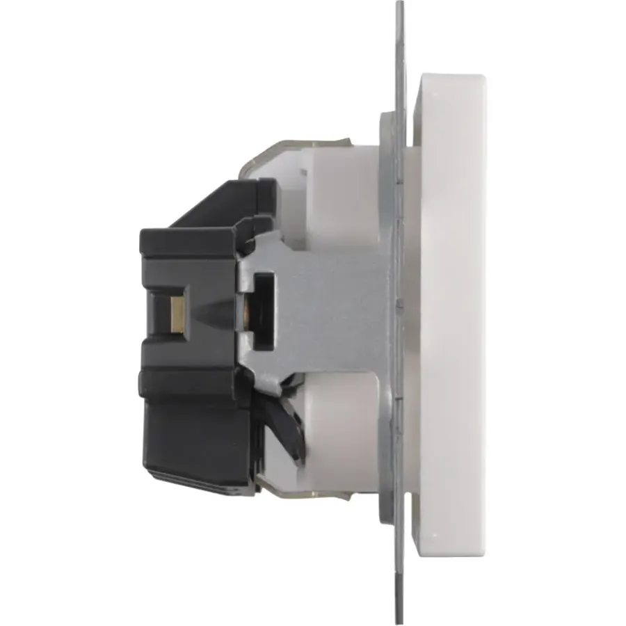 Inbouw Schakelmateriaal|Stopcontacten & Overige Contactdozen > JUNG AS500 Enkel Geaard Stopcontact Wit