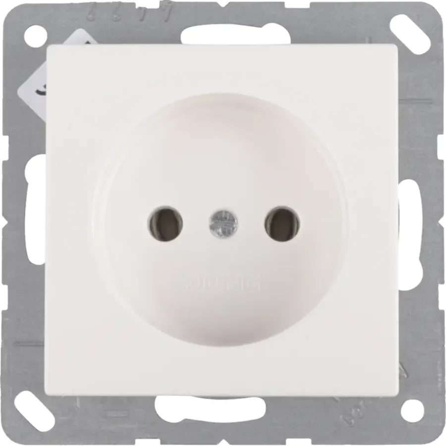 Inbouw Schakelmateriaal|Stopcontacten & Overige Contactdozen > JUNG AS500 Enkel Stopcontact Wit