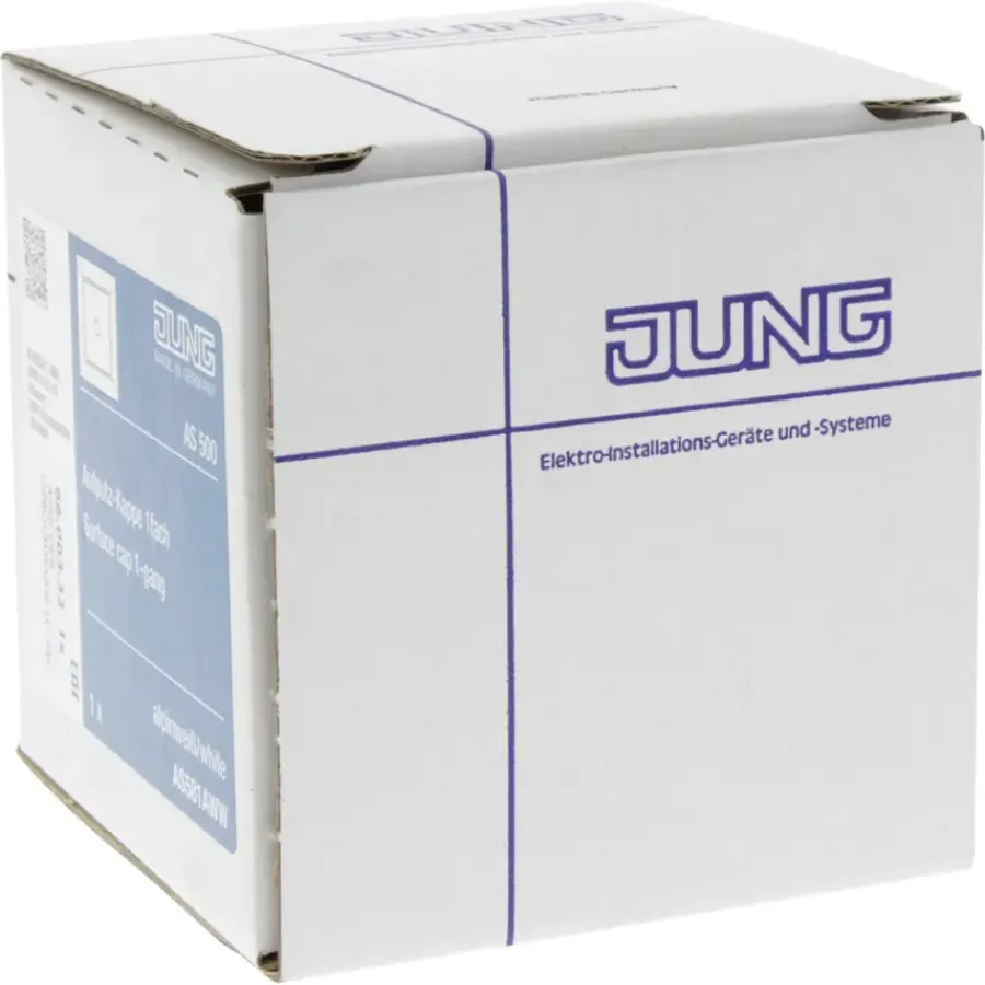 Afdekramen|Inbouw Schakelmateriaal > JUNG AS500 Opbouwraam 1-voudig Wit
