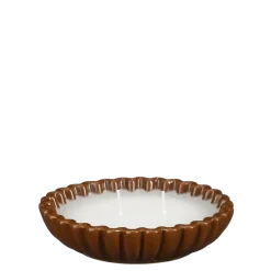 Kaars bruin - h3,5xd14,5cm