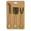 Kaasmesje goud 3 stuks - l21,5xb5cm