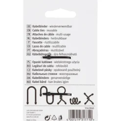 Kabelklemmen > Fix-o-moll Kabelbinder fix-o-tie 4 kleuren 76mm - 4 stuks
