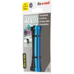 Kabelklemmen > Fix-o-moll Kabelbinder fix-o-tie 3 kleuren 76mm - 4 stuks