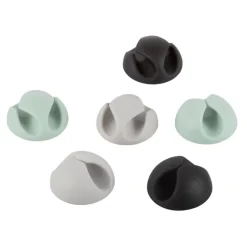 Kabelklemmen > Fix-o-moll Kabelhouders zelfklevend 3 kleuren 28x15mm - 6 stuks