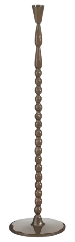 Kandelaar bruin - h56xd13,5cm