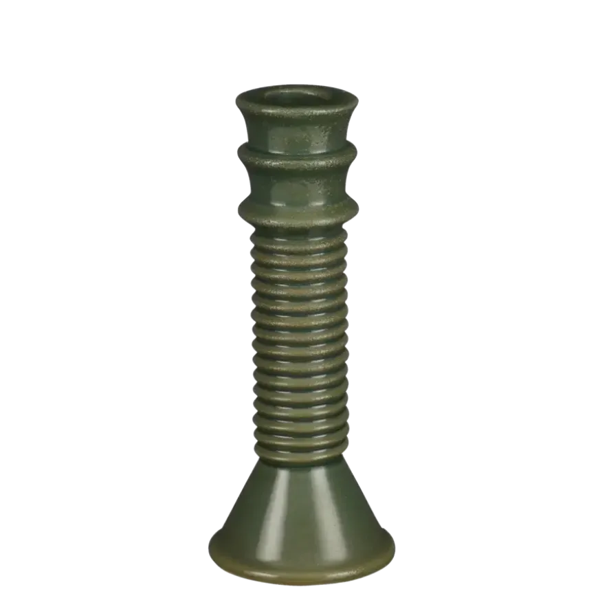 Kandelaar d.groen - h18xd7cm