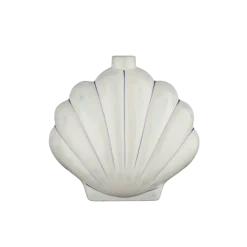 Kandelaar schelp blauw