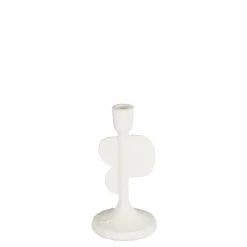 Kandelaar wit - h20xd10cm