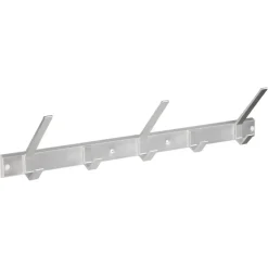 Kapstok 5 haken Albert aluminium 552 mm