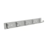 Kapstok 5 haken Kristel aluminium 360 mm