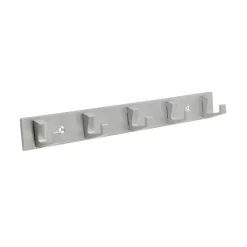 Kapstok 5 haken Kristel aluminium 360 mm