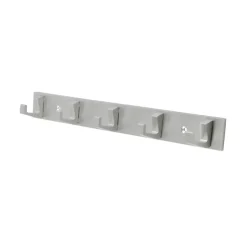 Kapstok 5 haken Kristel aluminium 360 mm