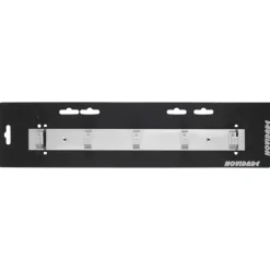 Kapstok 5 haken Kristel aluminium 360 mm