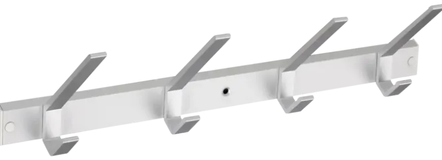 Kapstok 4 haken Ria aluminium 456 mm