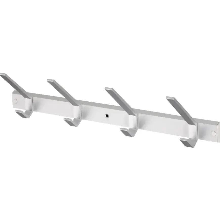 Kapstok 4 haken Ria aluminium 456 mm