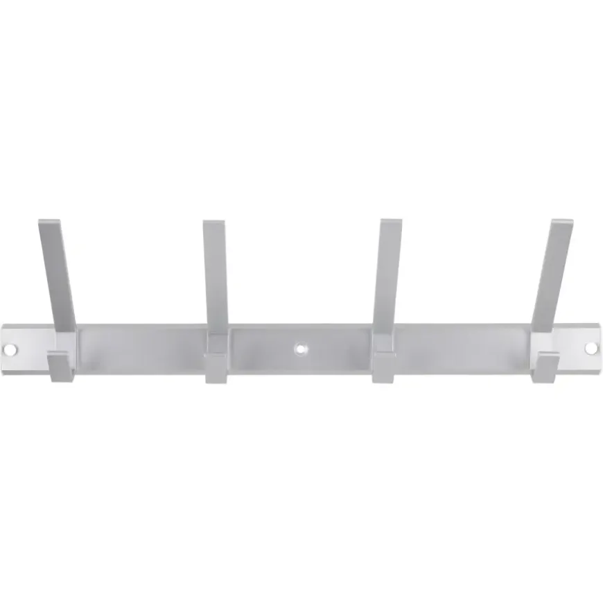 Kapstok 4 haken Ria aluminium 456 mm