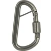 Karabijnhaak met veerbelast borging 8x80mm