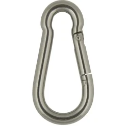 Karabijnhaak open oog 4x40mm