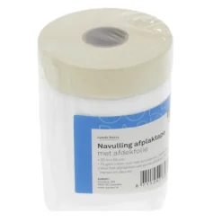 Dekkleden & Afdekfolies|Verhuisdozen > KARWEI afplaktape met afdekfolie navulling 33mx55cm