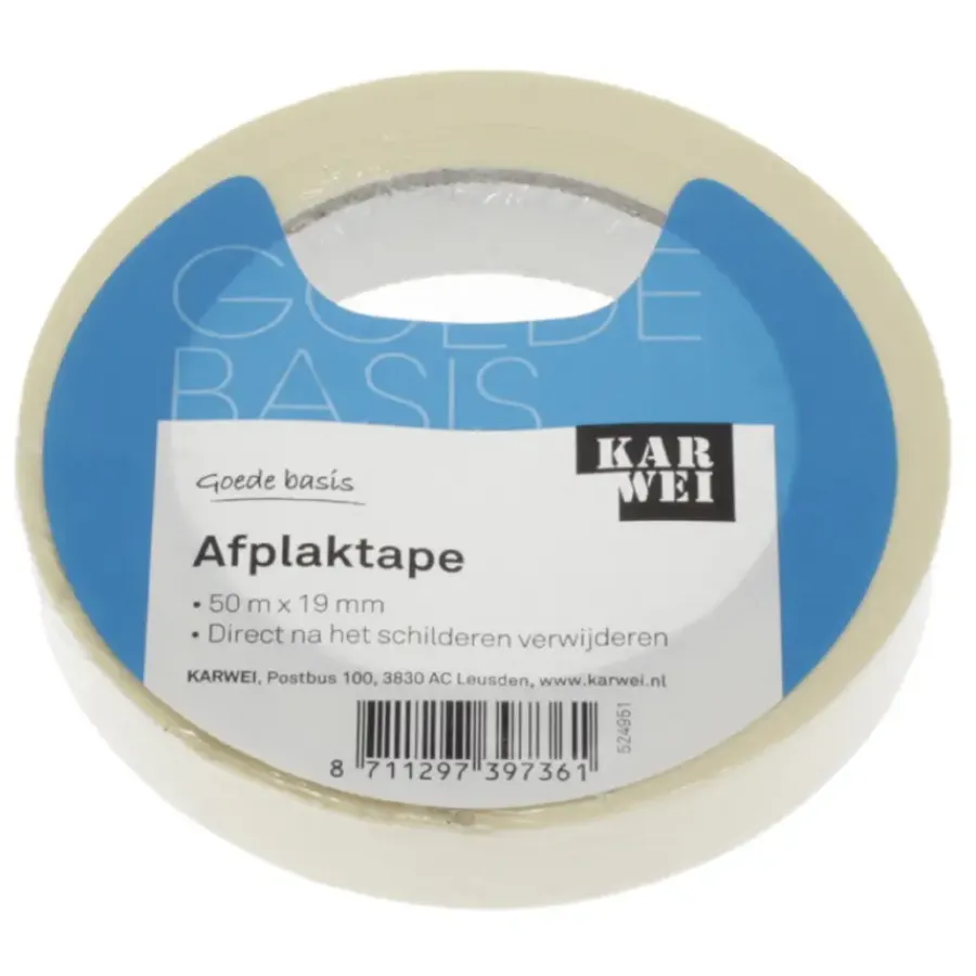 Afplaktape > KARWEI afplaktape 50mx19mm