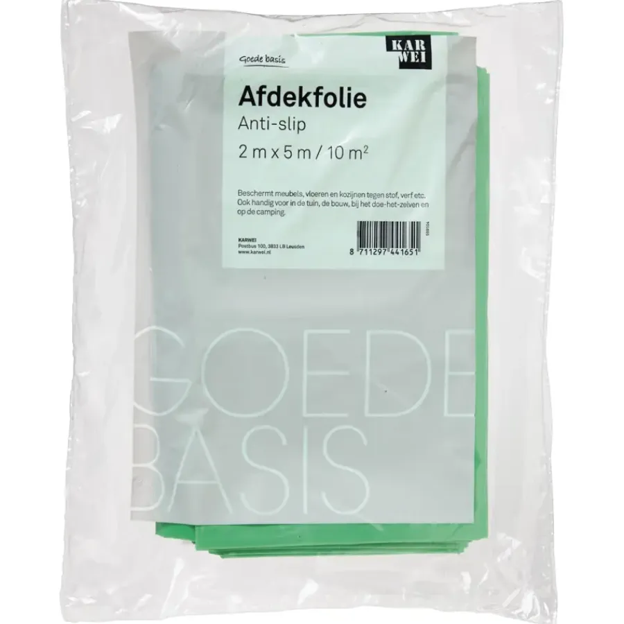 Dekkleden & Afdekfolies > KARWEI anti-slip afdekfolie 2x5m