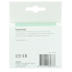 Schakelaars|Stopcontacten & Overige Contactdozen > KARWEI Aurora serieschakelaar wit