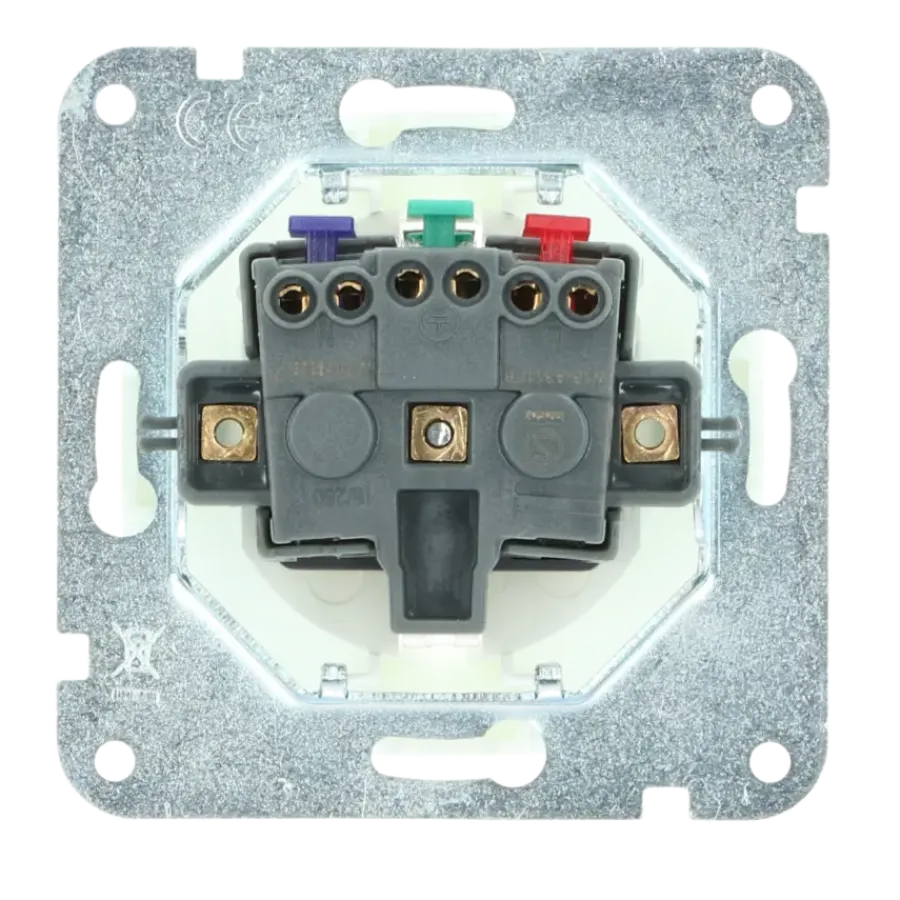 Inbouw Schakelmateriaal|Stopcontacten & Overige Contactdozen > KARWEI Aurora wandcontactdoos RA wit