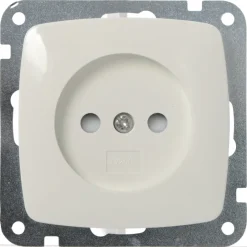 Inbouw Schakelmateriaal|Stopcontacten & Overige Contactdozen > KARWEI Aurora wandcontactdoos wit