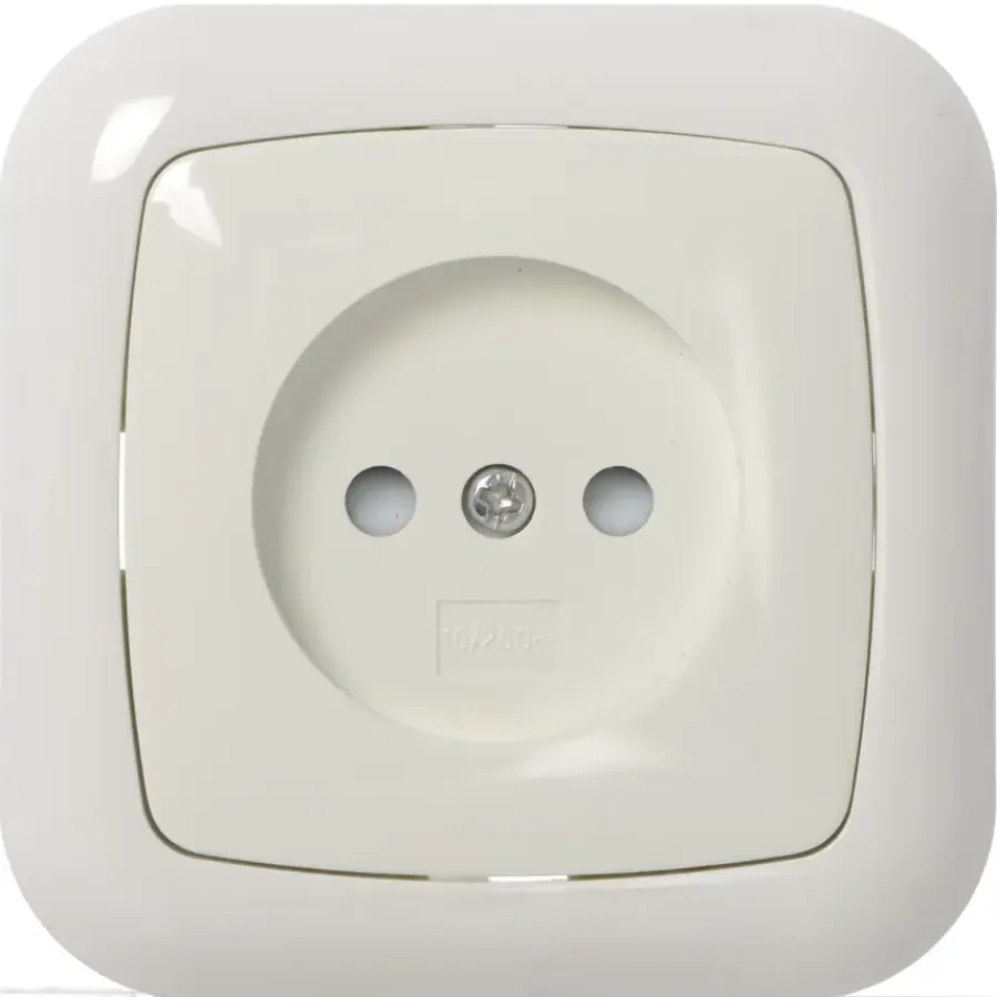 Inbouw Schakelmateriaal|Stopcontacten & Overige Contactdozen > KARWEI Aurora wandcontactdoos wit