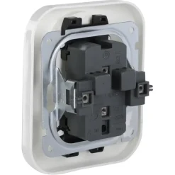 Inbouw Schakelmateriaal|Stopcontacten & Overige Contactdozen > KARWEI Aurora wandcontactdoos dubbel wit