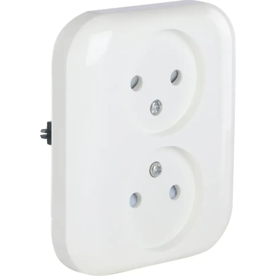 Inbouw Schakelmateriaal|Stopcontacten & Overige Contactdozen > KARWEI Aurora wandcontactdoos dubbel wit