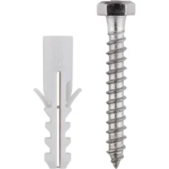 KARWEI Basisplug 6x30mm+hdb 5x35 RVS 4ST