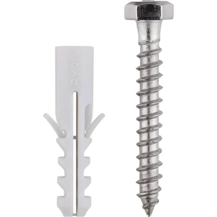 KARWEI Basisplug 6x30mm+hdb 5x35 RVS 4ST