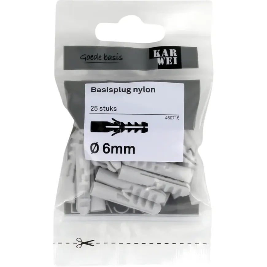 KARWEI Basisplug 6x30mm 25ST
