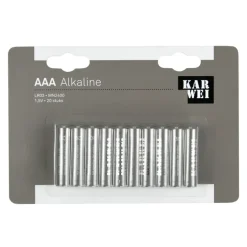 Batterijen > KARWEI Batterij Alkaline AAA 20 stuks