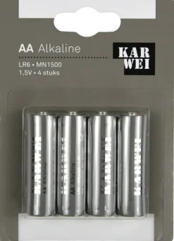 Batterijen > KARWEI Batterij Alkaline AA 4 stuks