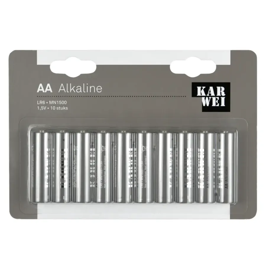 Batterijen > KARWEI Batterij Alkaline AA 10 stuks