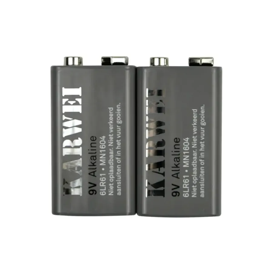 Batterijen > KARWEI Batterij Alkaline 9V 2 stuks