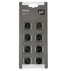 Batterijen > KARWEI Batterij Knoopcel 2032 8 stuks